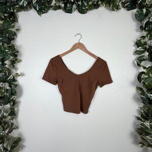 Lululemon Athletic Align Short Sleeve T-Shirt Roasted Brown NWT Women’s Size 4
